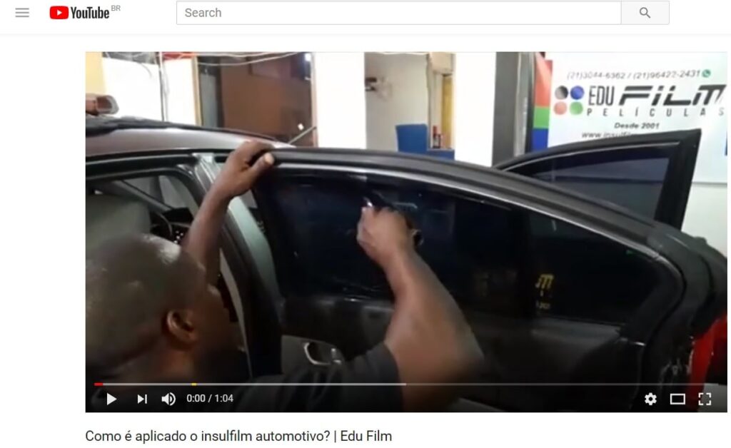 Como é aplicado o insulfilm automotivo? 2 Como é aplicado o insulfilm automotivo