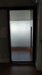 insulfilm jateado porta de vidro